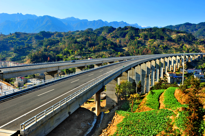 湖北省高速公路風采照片